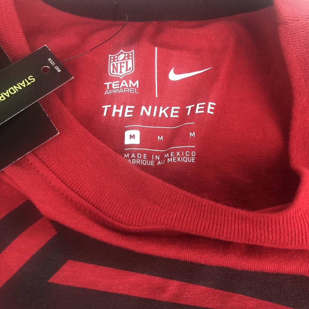 Nike NFL Atlanta Falcons Men's T Shirt Red Graphic Short Sleeve Size Medium - Picture 3 of 11